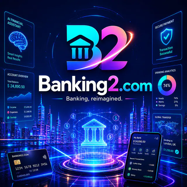 Banking2.com — premium domain name for sale