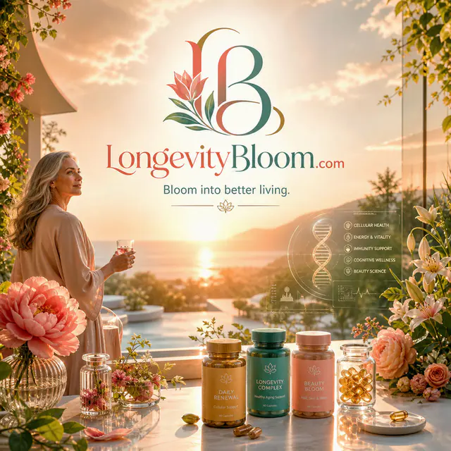 LongevityBloom.com — premium domain name for sale